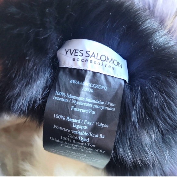 Yves Saloman fur scarf boa made in France - Picture 2 of 5